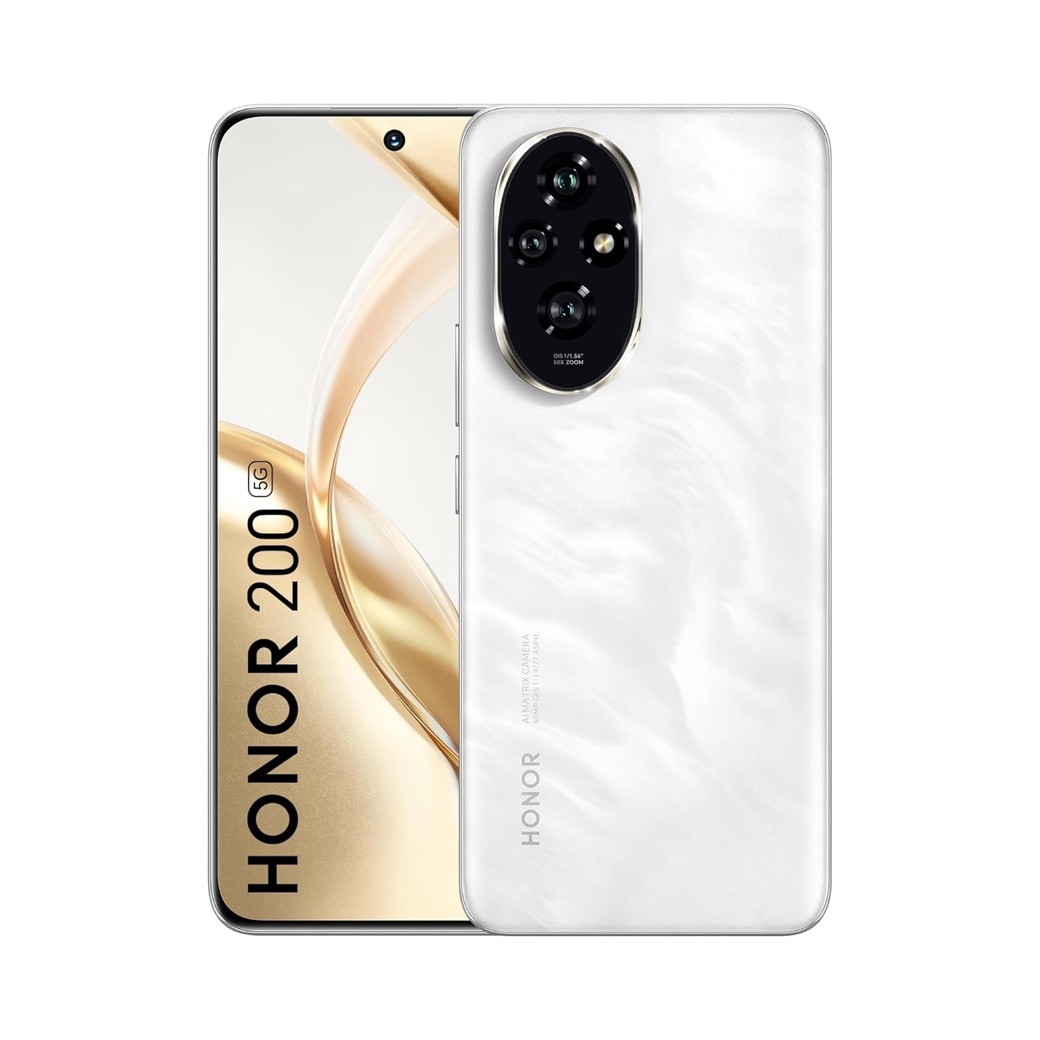 HONOR 200 5G (8GB+256GB, Moonlight White)