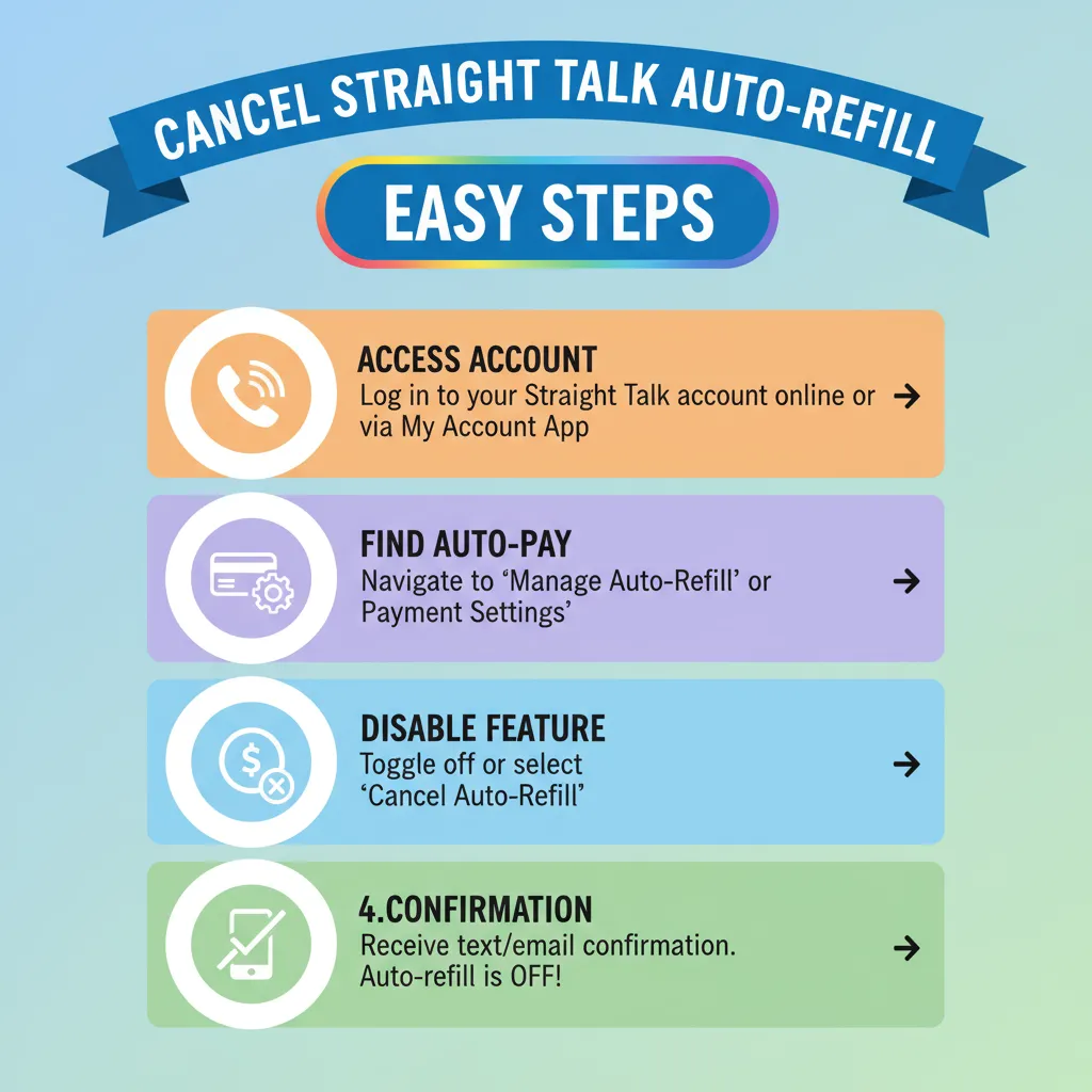 How to cancel Straight talk auto Refill