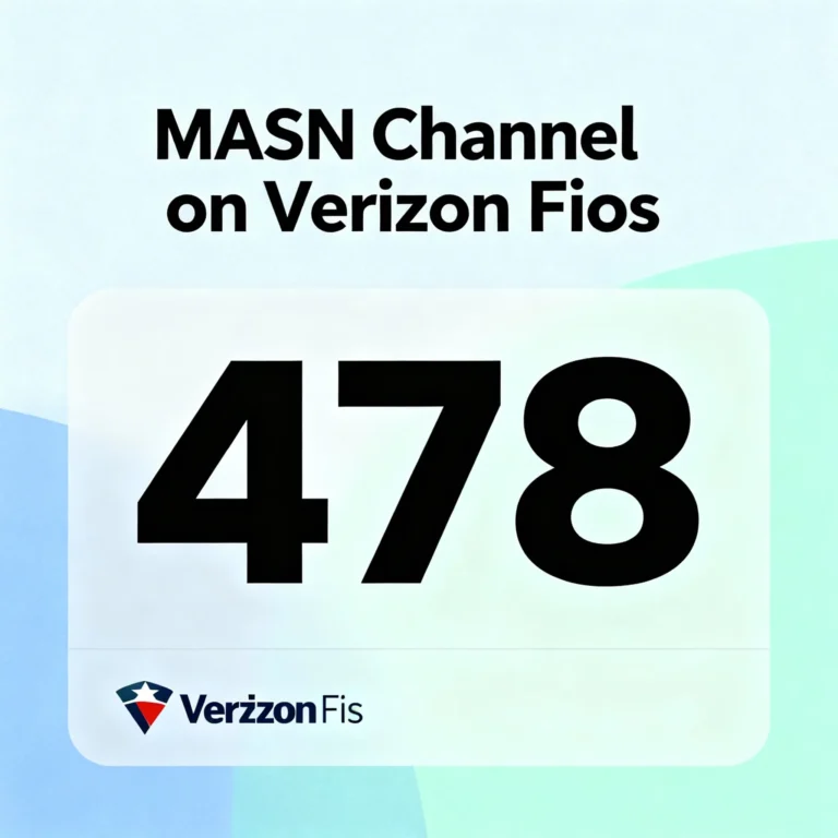 What channel is MASN on Verizon fios?