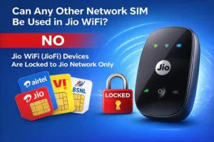 can any other network sim be used in jio wifi