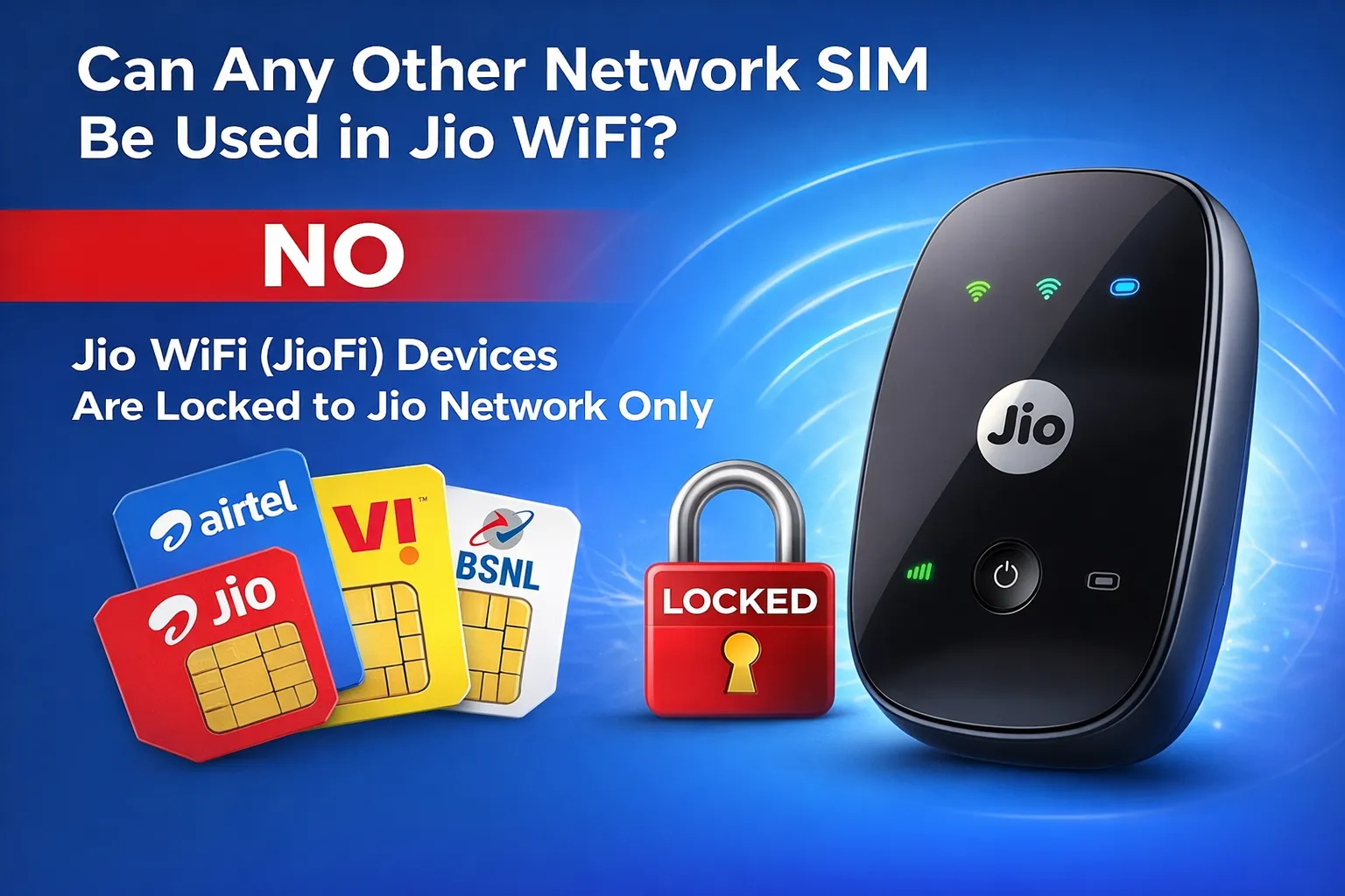 You are currently viewing Can any other network sim be used in jio wifi?