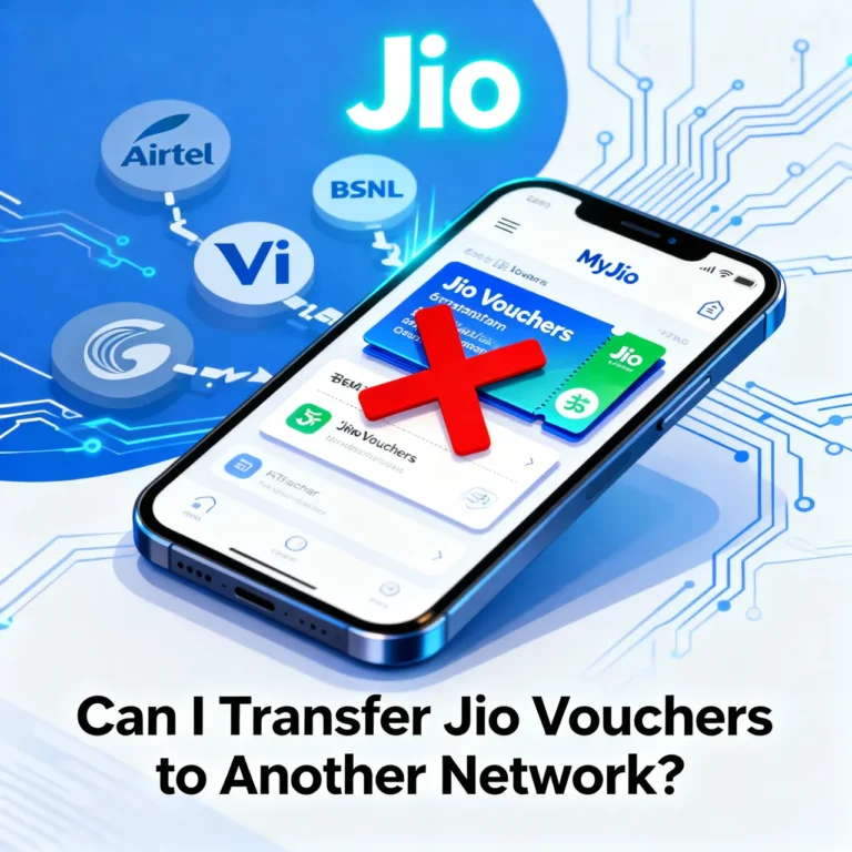 Can i transfer jio vouchers to another network?
