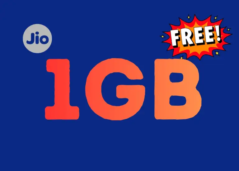 How to Get 1GB Free Data in Jio in 2026 – 5 Simple & Working Methods