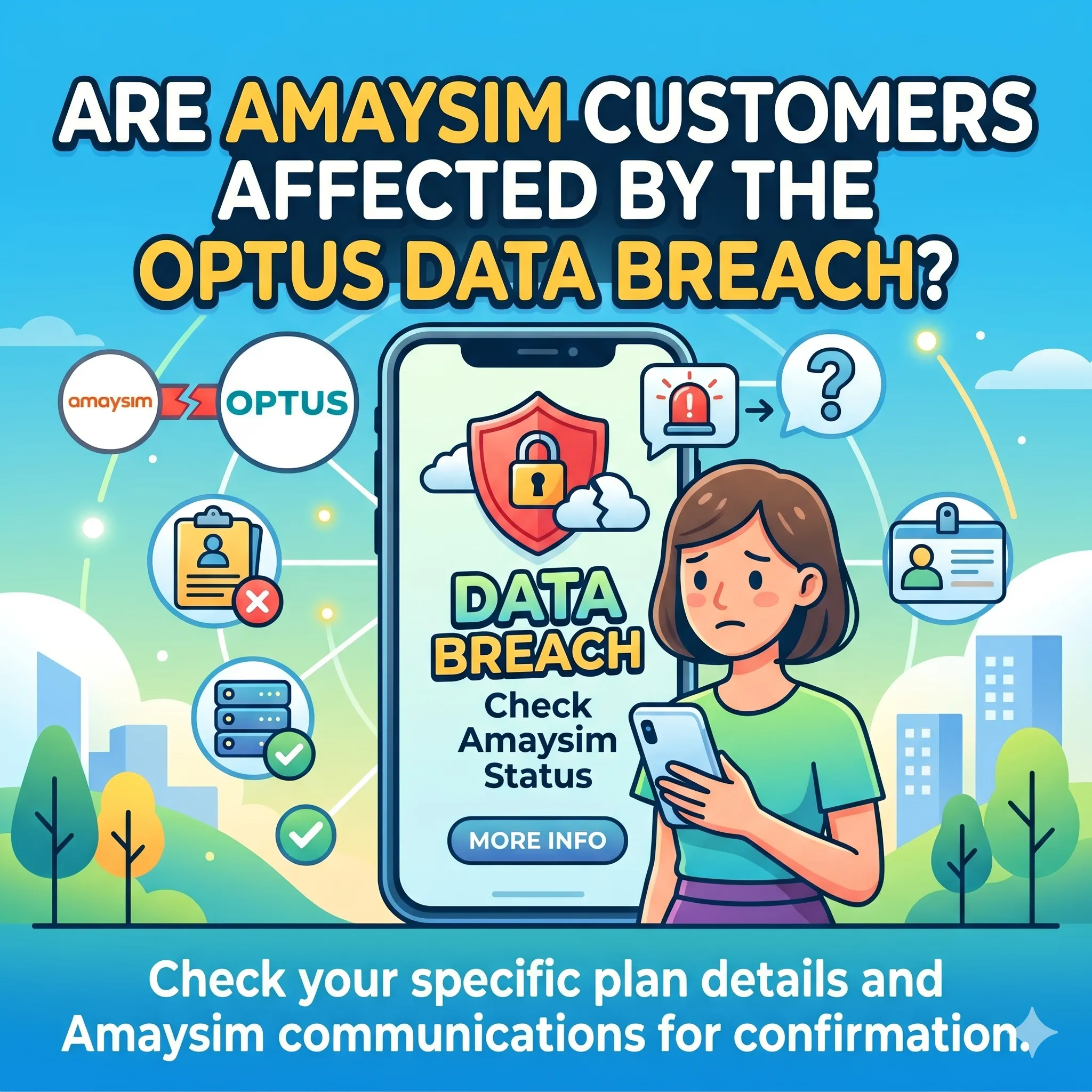 Are amaysim customers affected by optus data breach