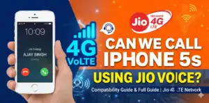 Can we call iphone 5s using jio voice?