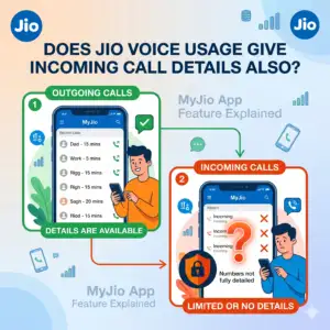 Does jio voice usage gives incoming calls details also?