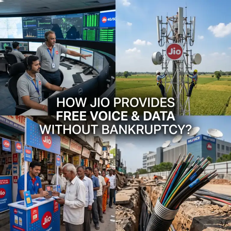 How jio provides free voice calls and data without bankruptcy?