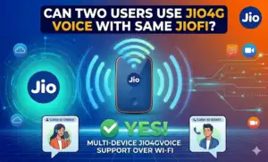Can two user use Jio4G voice with same Jio Fi?