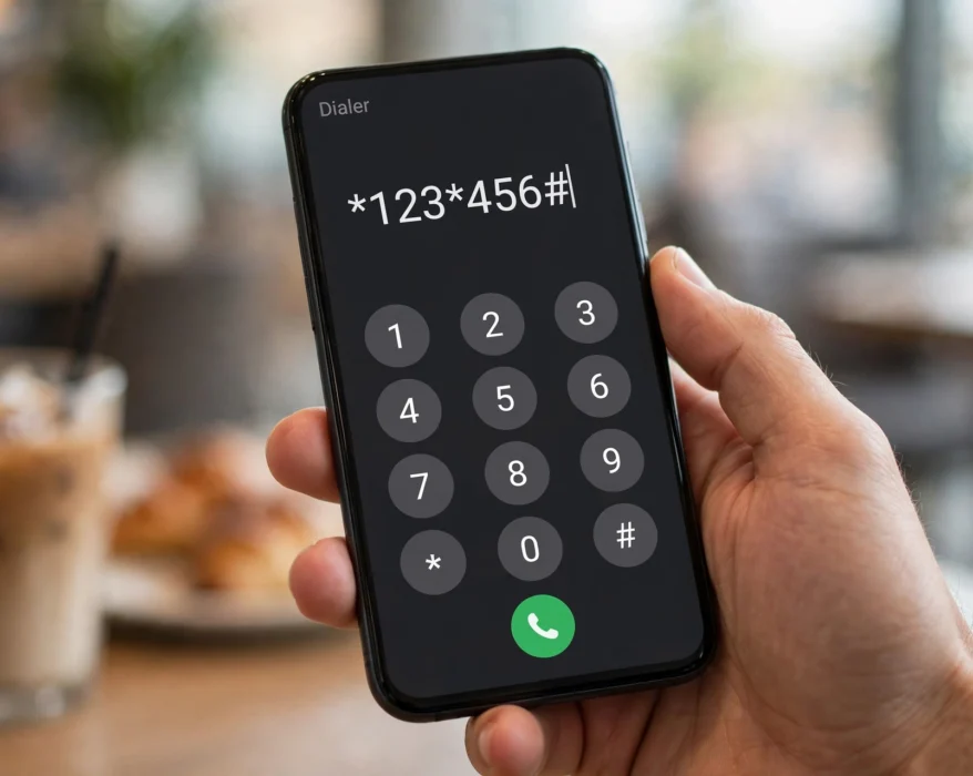 Smartphone dialer screen used to check a Turkcell phone number