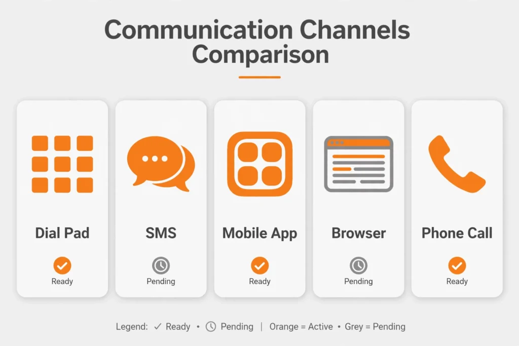 Infographic comparing five different ways to check BSNL data balance