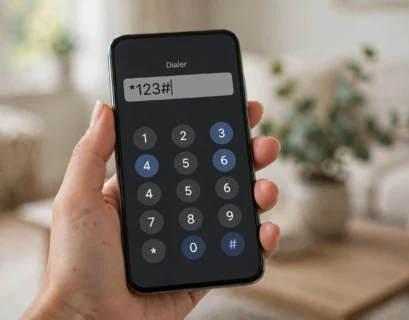 Smartphone dialer screen used to check a Lebara phone number