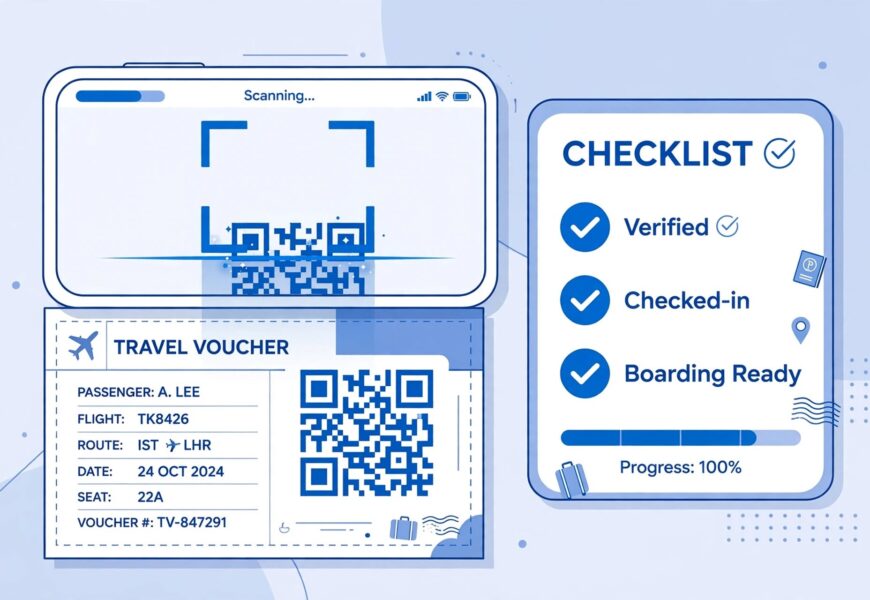 Smartphone scanning an eSIM QR code to activate a data plan for India travel
