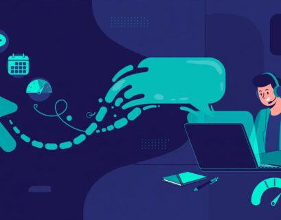 Website visitor cursor becoming a chat bubble connected to a sales rep for a knock-ai.com review