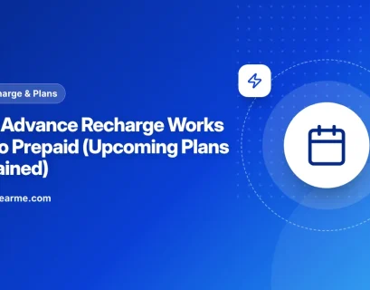 Illustration of a phone calendar showing a queued Jio prepaid plan waiting to activate