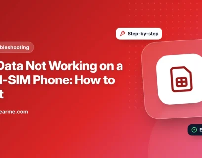 Illustration of a dual-SIM phone with the Jio SIM selected for mobile data