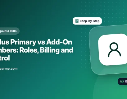Illustration comparing a JioPlus primary account holder and add-on family members