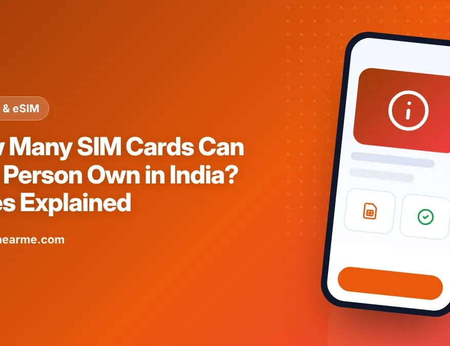 Illustration of several SIM cards linked to one ID card with a limit marker